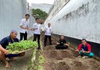 Lapas Narkotika Purwokerto Tanam 300 Bibit Terong, Wujud Nyata Program Ketahanan Pangan dan Pembinaan WBP