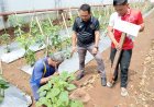 Lapas Purwokerto tingkatkan Program Ketahanan Pangan, Melalui Pemasangan Papan Tanda dan Perawatan Tanaman Melon