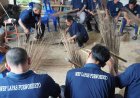 Lapas Purwokerto Gelar Pelatihan Pembuatan Sapu Lidi Dukung Pembinaan Kemandirian