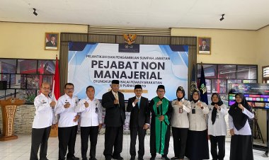 Bapas Purwokerto Kembali Lantik Pejabat Fungsional Ahli Muda