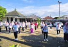 Bapas Purwokerto Gelar Giat Senam, Tingkatkan Kebugaran dan Semangat Pegawai