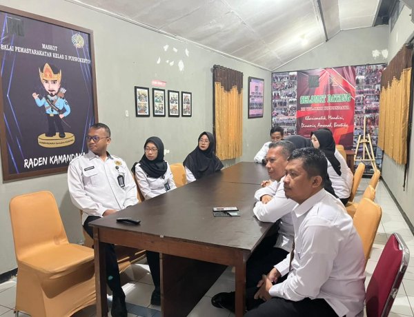 Perkuat Akurasi Data Klien Pemasyarakatan, Bapas Purwokerto  Ikuti Sosialisasi Standar Registrasi Klien Pemasyarakatan